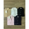 Áo sơ mi nữ tay dài thêu logo ngựa linen cao cấp, trẻ trung năng động - 335k 3