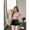Áo sơ mi nữ tay dài thêu ngựa, giấu cúc, nhiều màu, phong cách Hàn Quốc - Mã A22 6
