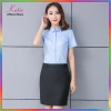 Áo Sơ Mi Nữ Tay Ngắn KATIE Cotton Thoáng Mát, Chiết Eo Ôm Dáng - Giá 194.900đ 3