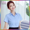 Áo Sơ Mi Nữ Tay Ngắn KATIE Cotton Thoáng Mát, Chiết Eo Ôm Dáng - Giá 194.900đ 10