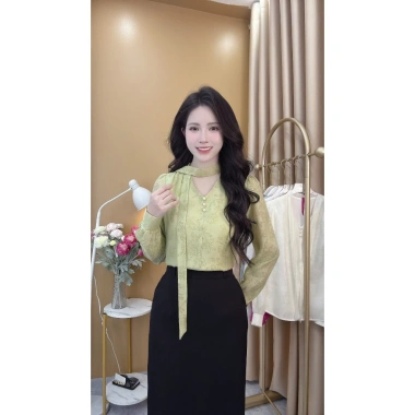 Áo sơ mi nữ thu đông tơ Nhật 2 lớp A75 - Công sở sang trọng, size S-2XL, dưới 68kg - 120k