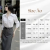 Áo sơ mi nữ trắng công sở cao cấp, phối chân váy dài form chuẩn, phong cách Hàn Quốc, giá ưu đãi 275k A2.517 2