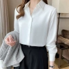 Áo sơ mi nữ trắng công sở SM77 cao cấp Quảng Châu - Thanh lịch, giá chỉ 185k 3