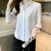 Áo sơ mi nữ trắng công sở SM77 cao cấp Quảng Châu - Thanh lịch, giá chỉ 185k 6