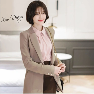 Áo sơ mi nữ trắng dài tay công sở Xuu Xu13 - Đơn giản, giá ưu đãi 195.000đ 6