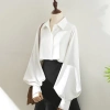 Áo Sơ Mi Nữ Trắng Hàn Quốc Dài Tay Baggy Thanh Lịch Sang Trọng Không Sắt 104.328 VND 3