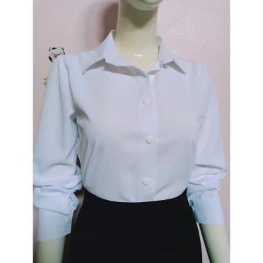 Áo sơ mi nữ trắng lụa cao cấp - Sang trọng, thoáng mát, giảm giá còn 200.000đ