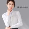 Áo sơ mi nữ trắng ôm Oxatyl M236 vải sợi tre công sở đi làm học giá 288.000 VND