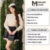 Áo sơ mi nữ yếm thắt dây nơ Milasu - dài tay, cổ bẻ, dáng ngắn, giảm giá 179k 2