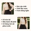 Áo sơ mi nữ yếm thắt dây nơ Milasu - dài tay, cổ bẻ, dáng ngắn, giảm giá 179k 4