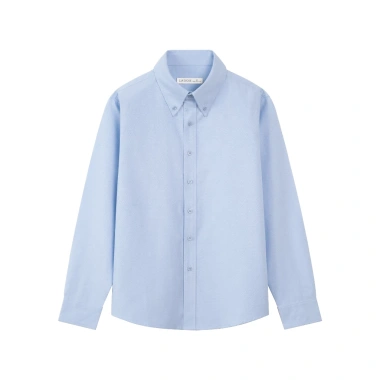Áo sơ mi Oxford nam màu trơn LADOS-48.194 cổ button down, thanh lịch, trẻ trung - giá 205.000₫