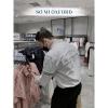 Áo sơ mi Oxford viền tay, thêu họa tiết lưng trẻ trung - Giảm giá 380.000đ