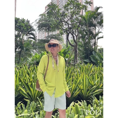 Áo sơ mi POLI co giản, thiết kế hiện đại, form thoải mái - Giá 375.000 VND (Giảm từ 457.500 VND)