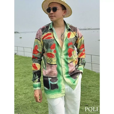 Áo sơ mi POLI họa tiết in đẹp - Giá chỉ 600.000đ, giảm mạnh so với 762.000đ 5