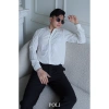 Áo sơ mi POLI phối thêu tinh tế, thiết kế sang trọng, giá chỉ 325.000₫ giảm từ 393.250₫