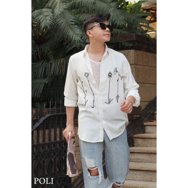 Áo sơ mi POLI thêu hình sắc nét – thiết kế công sở thời trang, chỉ 375.000₫ 9 Áo sơ mi POLI thêu hình sắc nét – thiết kế công sở thời trang, chỉ 375.000₫ 9