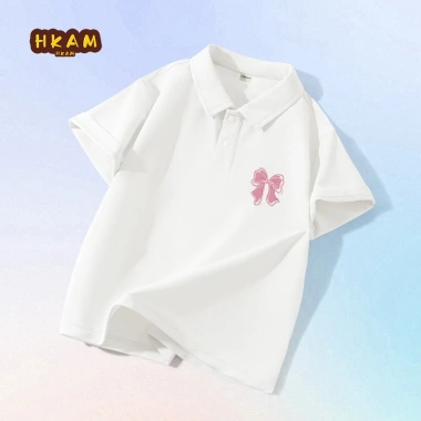 Áo Sơ Mi Polo Bé Gái Thể Thao HKAM Cool Sense Quick‑Dry In Nơ - Giá 162.000₫