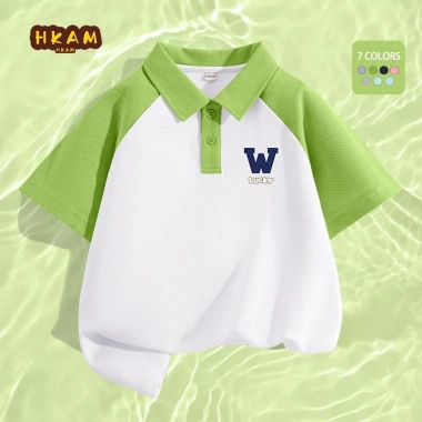 Áo Sơ Mi POLO Bé Trai Raglan Thời Trang, Thoải Mái, Thoáng Khí, In Thể Thao - Giá chỉ 162.000 VNĐ 9