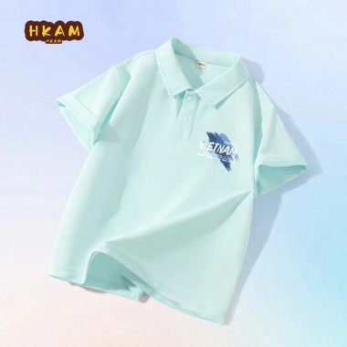 Áo Sơ Mi POLO Bé Trai Tay Ngắn Thời Trang Mát Mẻ Nhanh Khô In Việt Nam 162.000₫ 8