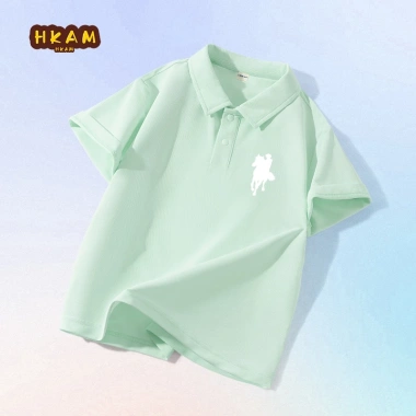 Áo Sơ Mi POLO Bé Trai Tay Ngắn Thời Trang Trẻ Em Thoáng Mát Nhanh Khô Giá 162.000₫
