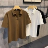 Áo sơ mi Polo nam ngắn tay cổ rộng - Phong cách hiện đại, giảm giá 247.320đ