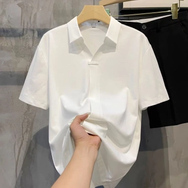 Áo sơ mi Polo nam ngắn tay cổ rộng - Phong cách hiện đại, giảm giá 247.320đ 2