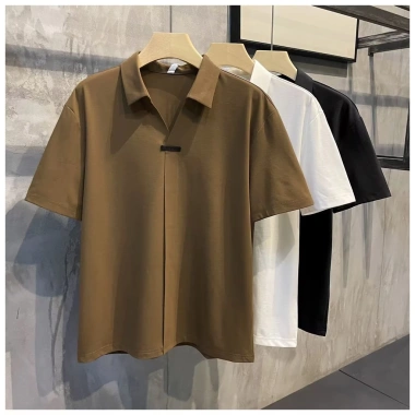 Áo sơ mi Polo nam ngắn tay cổ rộng - Phong cách hiện đại, giảm giá 247.320đ 6