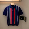 Áo sơ mi Polo ngắn tay ve áo Hàn Quốc mùa hè - Sọc màu tương phản, cao cấp, giảm 21% 9