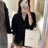 Áo sơ mi ren nữ cổ chữ V màu trơn mùa thu - Thiết kế rộng rãi, giá 216.913₫ 8