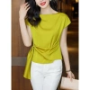 Áo Sơ Mi Satin Dáng Rộng Nữ Thanh Lịch - Thời Trang Công Sở Giá Giảm 273k 2