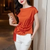 Áo Sơ Mi Satin Dáng Rộng Nữ Thanh Lịch - Thời Trang Công Sở Giá Giảm 273k 7
