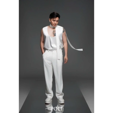 Áo sơ mi tanktop POLI siêu HOT, thun co giãn, giảm 22% chỉ 600.000₫ 3
