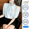 Áo sơ mi tay cộc cổ đức lụa Hàn cao cấp OHM AO22 – Giá chỉ 138.999 VND, giảm tới 29%