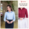 Áo Sơ Mi Tay Dài Thái Hòa 047 Cotton Cao Cấp - Mềm Mại, Thanh Lịch, Giá 370k