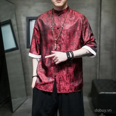 Áo sơ mi tay ngắn Hanfu plus size mùa Hè mới – phong cách thanh lịch, giá ưu đãi 426.300₫ Áo sơ mi tay ngắn Hanfu plus size mùa Hè mới – phong cách thanh lịch, giá ưu đãi 426.300₫
