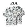 Áo sơ mi tay ngắn vải lụa họa tiết cổ Cuban LADOS-18.067 - mềm mịn, co giãn nhẹ, chống nhăn, giá 171.000₫ 2
