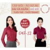 Áo sơ mi Thái Hòa nữ đỏ đô vải mềm thoáng mát - HỎA TỐC giảm giá 205k 4