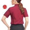 Áo sơ mi Thái Hòa nữ đỏ đô vải mềm thoáng mát - HỎA TỐC giảm giá 205k 6