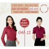 Áo sơ mi Thái Hòa nữ đỏ đô vải mềm thoáng mát - HỎA TỐC giảm giá 205k 10