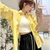 Áo sơ mi thêu ngựa chất thô mềm SangHee 2.025 - Dài tay, cổ đức, giá 129k 3