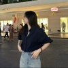 Áo sơ mi thêu ngựa chất thô mềm SangHee 2.025 - Dài tay, cổ đức, giá 129k 6