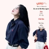 Áo sơ mi thêu ngựa chất thô mềm SangHee 2.025 - Dài tay, cổ đức, giá 129k 10