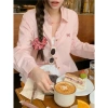 Áo sơ mi thô mềm form rộng thêu nơ Xixeoshop A21 - Giá 139.000 VND, giảm 177.920 VND 5