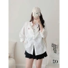 Áo sơ mi thô mềm form rộng thêu nơ Xixeoshop A21 - Giá 139.000 VND, giảm 177.920 VND 8