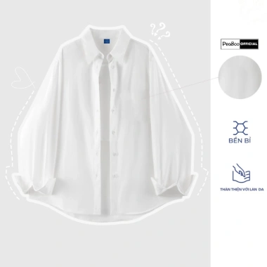 Áo Sơ Mi Thô Unisex Nam Nữ Dài Tay PEABOO SM BST07 Form Rộng Thoải Mái Giá 125k 9 Áo Sơ Mi Thô Unisex Nam Nữ Dài Tay PEABOO SM BST07 Form Rộng Thoải Mái Giá 125k 9