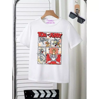 Áo sơ mi Tom & Jerry cho bé trai - Cotton Spandex, giảm giá 20% chỉ 85.999 VND