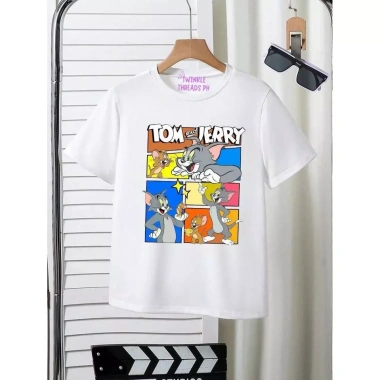Áo sơ mi Tom & Jerry cho bé trai - Cotton Spandex, giảm giá 20% chỉ 85.999 VND