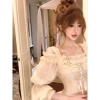 Áo sơ mi trắng cổ bèo co dãn sang trọng, vải thoáng mát mẫu 2.025, giảm giá 385k 5