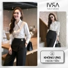 Áo sơ mi trắng cổ nhọn gân nổi dáng ôm công sở thanh lịch IVRA A2.510 - 264.999đ