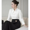 Áo sơ mi trắng cổ nhọn gân nổi dáng ôm công sở thanh lịch IVRA A2.510 - 264.999đ 4